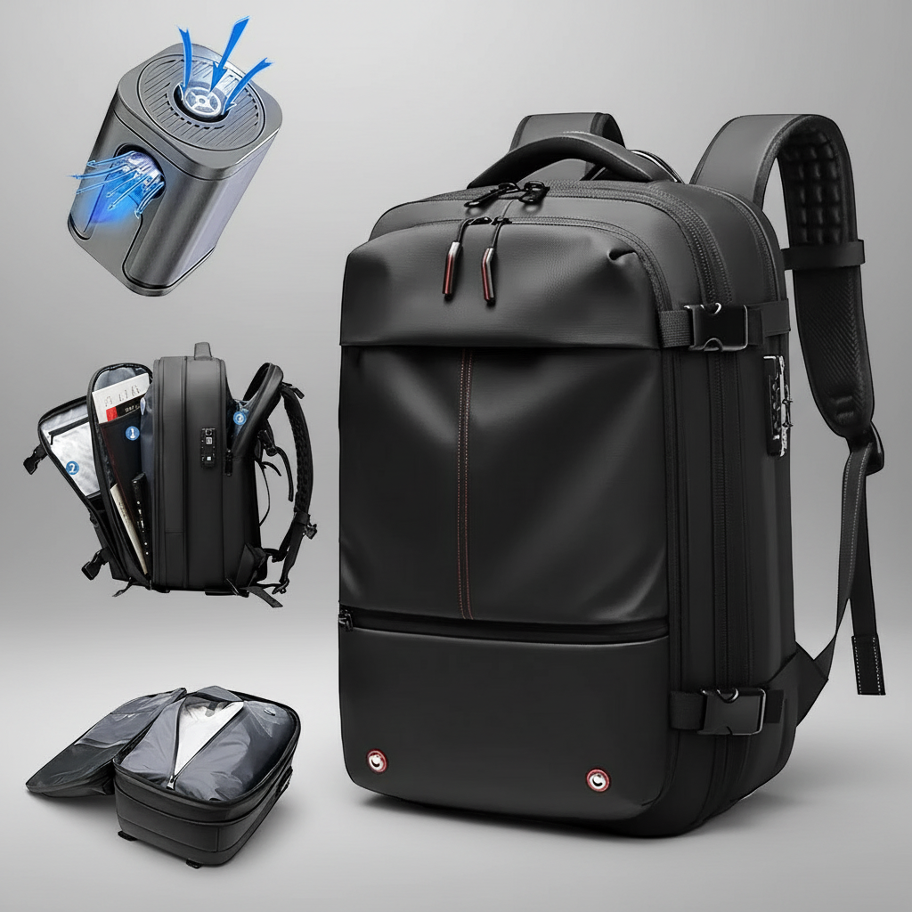 LUXIFYS TRAVEL VACEUM BAGPACK